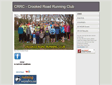 Tablet Screenshot of crookedroadrunning.com